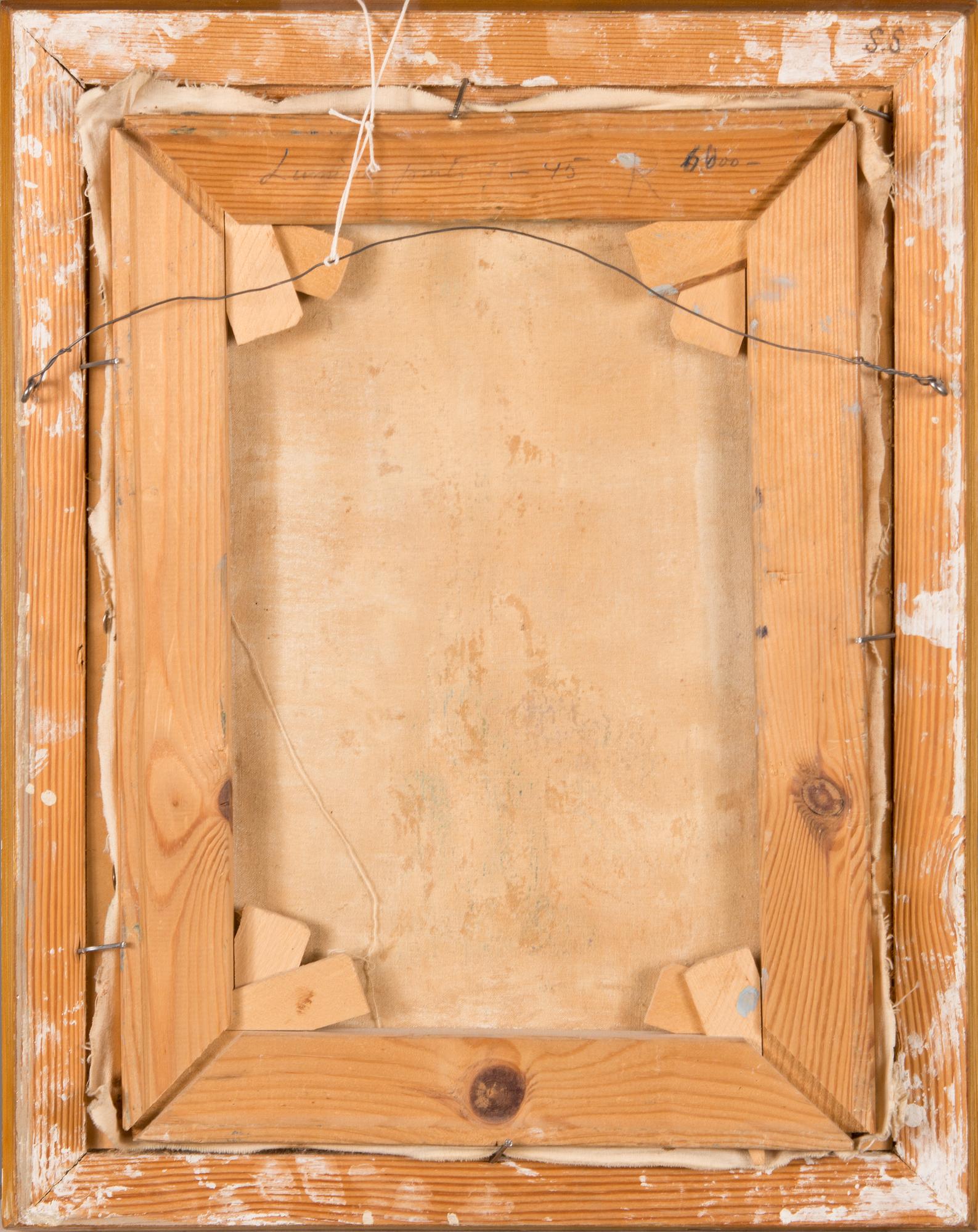 Mauri Favén, öljy kankaalle, signeerattu ja päivätty -45.