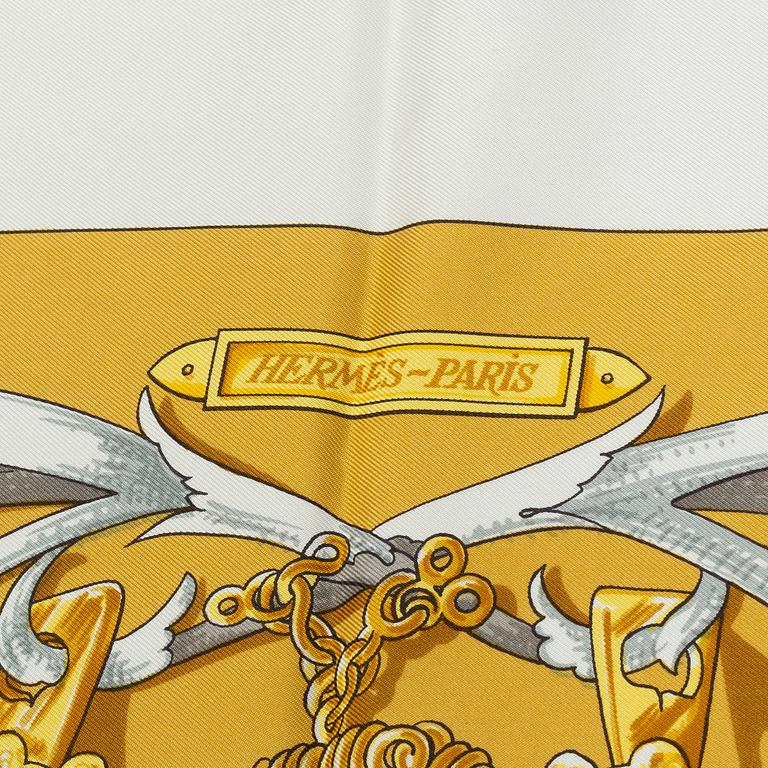 Hermès, scarf, "Le Mors A La Conétable".