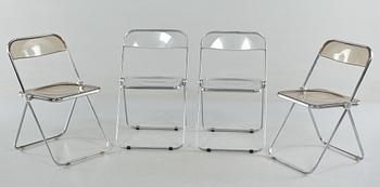 FÄLLSTOLAR, 2+2, Giancarlo Piretti, Castelli, Italien, 1900-talets andra hälft.