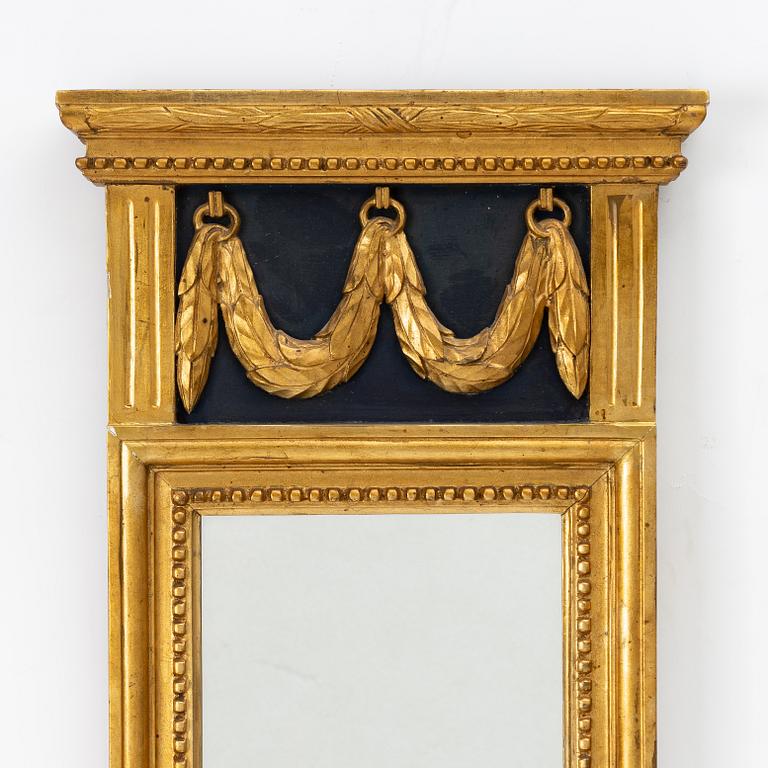 Spegel, sengustaviansk, tidigt 1800-tal.