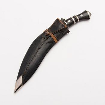 A 20th Century oriental Kukri knife.