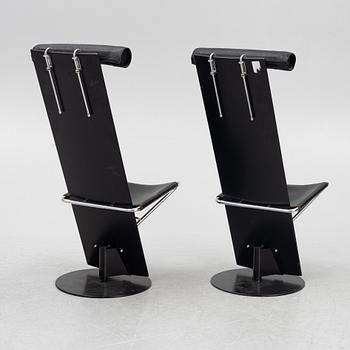 Börge Lindau & Bo Lindekrantz, stolar, ett par, "Plankan", Lammhults.