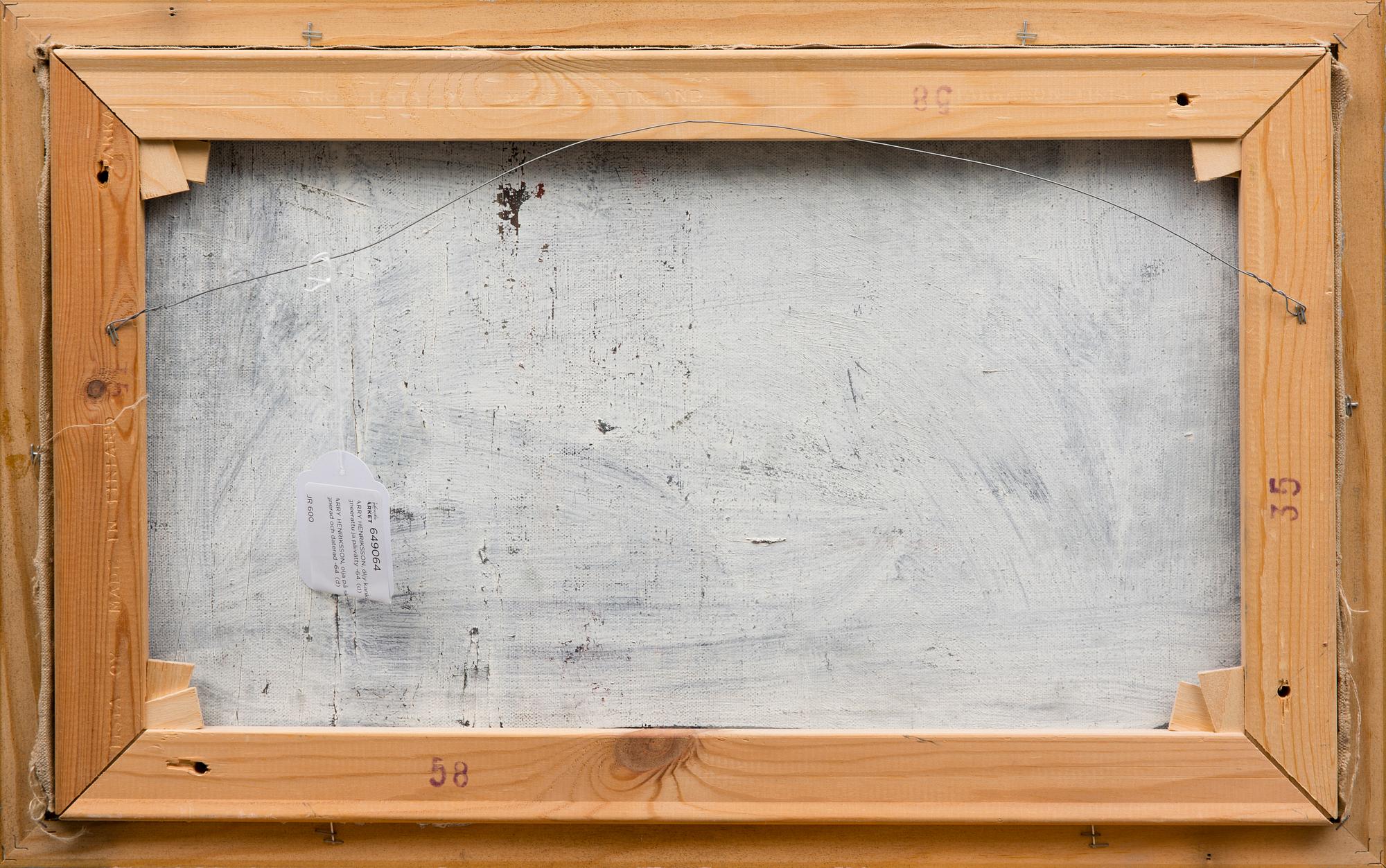 HARRY HENRIKSSON, oil on board, signed and dated -64.