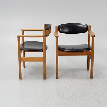 Jørgen Bækmark,  six chairs, model "J86", FDB Møbler, Denmark, 1960s.