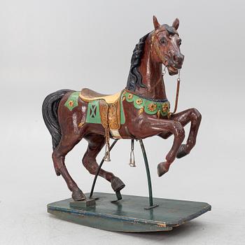 Carousel horse, France, circa 1900.