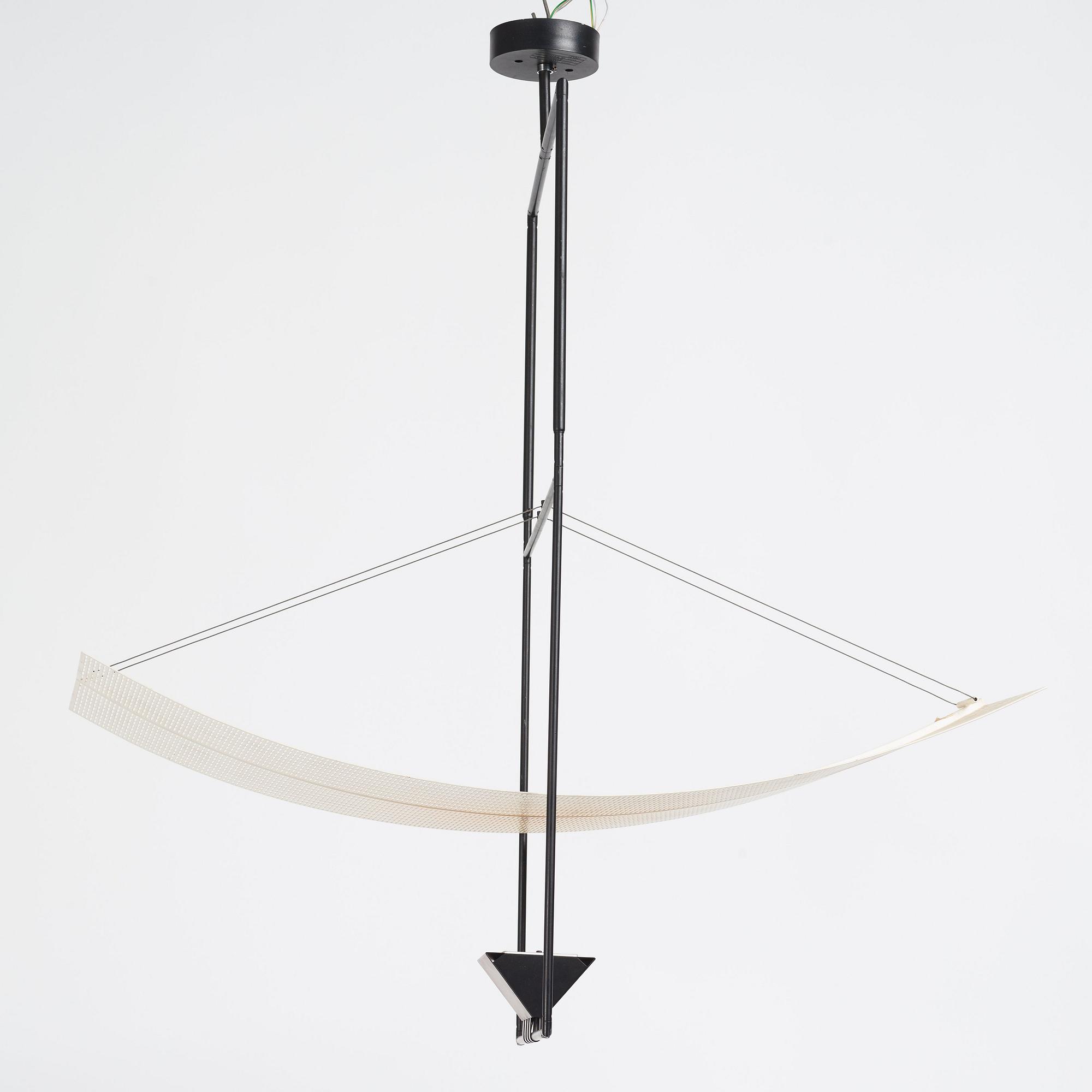Mario Botta, a ”Zefiro” ceiling lamp, Artemide, Italy, 1980s.