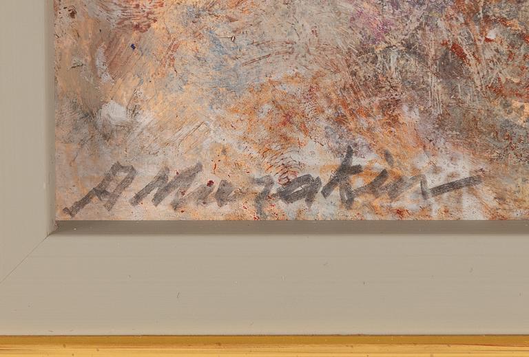 Ants Murakin, Landscape with river.