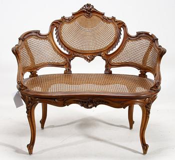 SOFFA, rokokostil, omkring 1900.