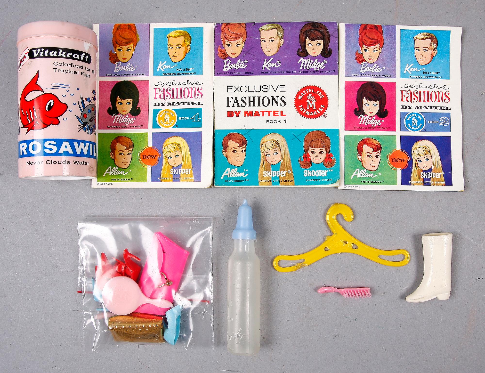PARTI DOCKOR, 8 st, Bl.a Barbie, Midge, Ken.