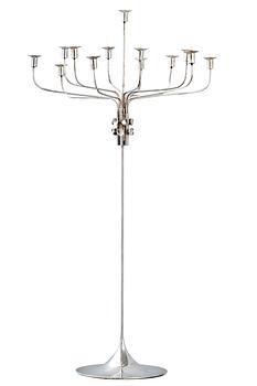 297. Tapio Wirkkala, LARGE SILVER CANDELABRA.