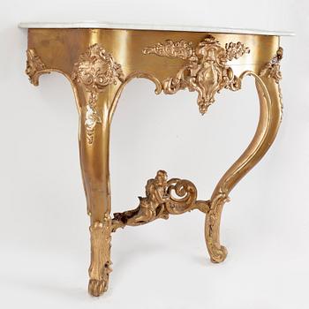 KONSOLBORD, nyrokoko, 1800-talets slut.