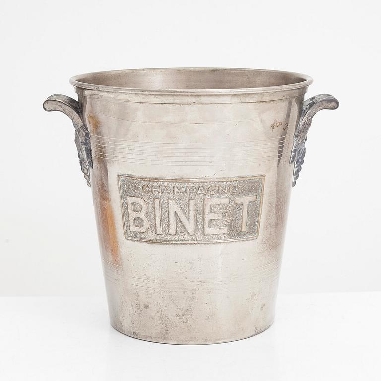 A Champagne cooler bucket, Binet, Argit, France.