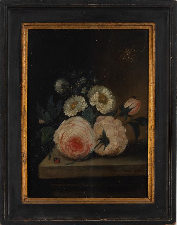 Holländsk skola, 1800-tal, Blomsterstilleben.