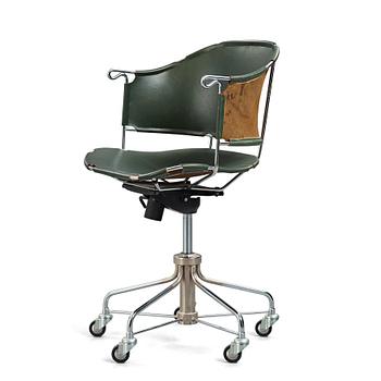 Mats Theselius, a "Sheriff" swivel chair, for Källemo, Sweden post 2003.