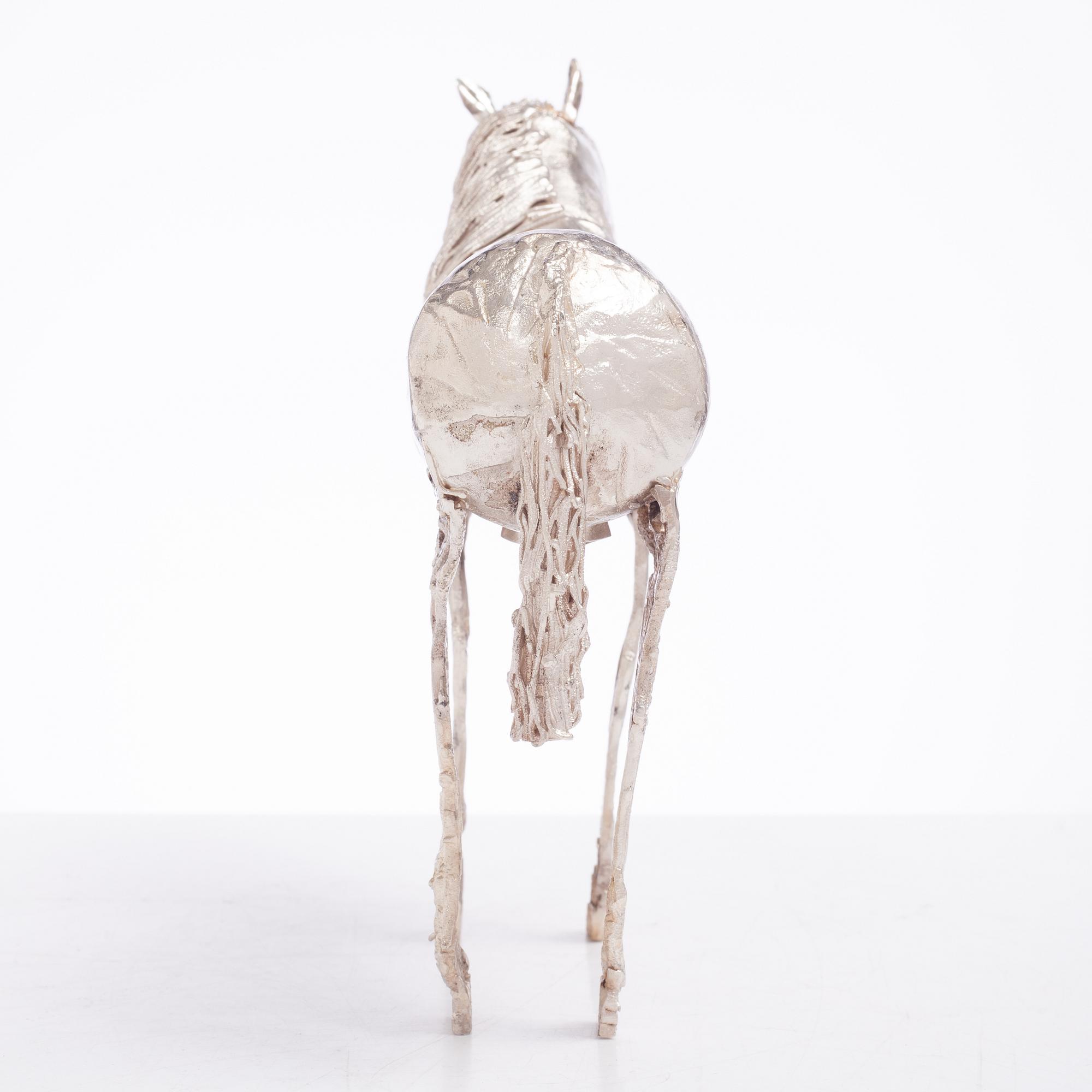 Lars Arby, skulptur, sterling silver, Göteborg, sannolikt 1978.