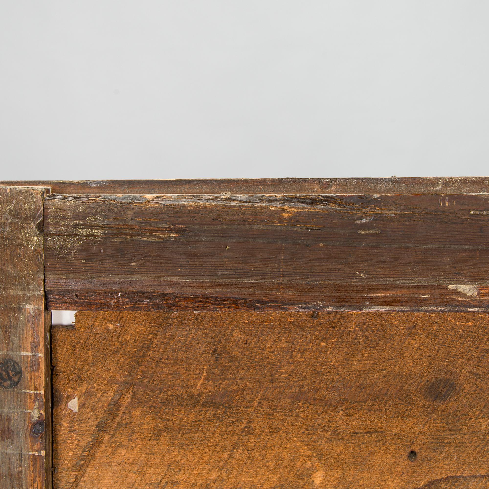 A mirror by Fredric Johan Foeder or Fjäder, (Master in Turku 1782-1832). Signed F.J.F and hallmarked in Turku.