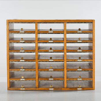 POSTFACKSKÅP, Sverige, 1900-talets mitt.