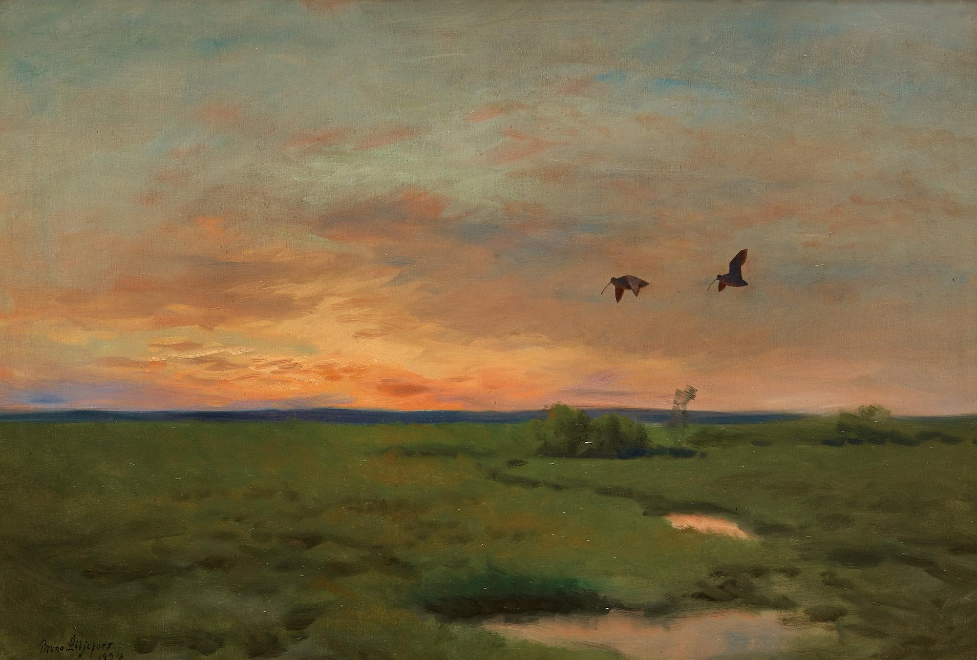 Bruno Liljefors, "Spoväng".