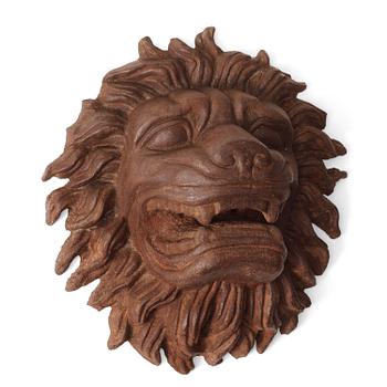 2. An Anna Petrus cast iron wall sculpture, Näfveqvarn, Sweden ca 1927, Swedish Grace.