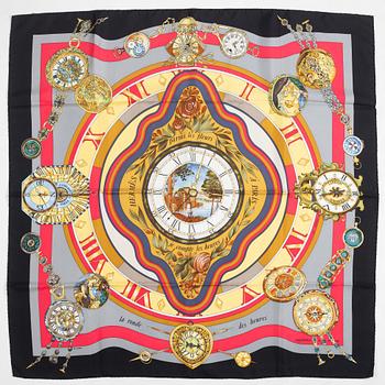 Hermès, scarf, "La Ronde des Heures".