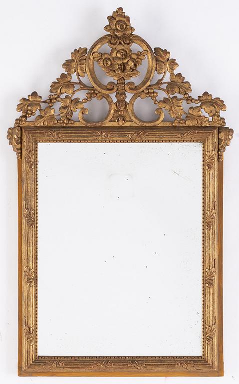 A pair of Danish mirrors, 18th Century.
