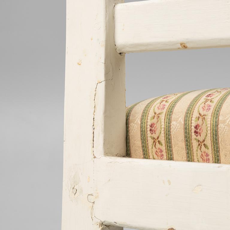 Chairs, 10 similar, circa 1800, late Gustavian.