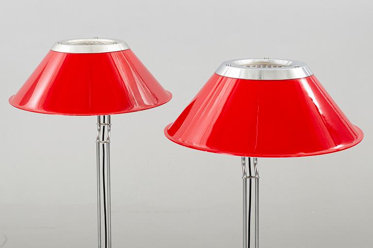 A pair of Anders Pehrson floor lamps.