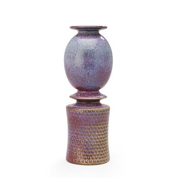 A Stig Lindberg stoneware vase, Gustavsberg Studio 1975.