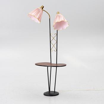 Golvlampa med bord, 1940-tal.