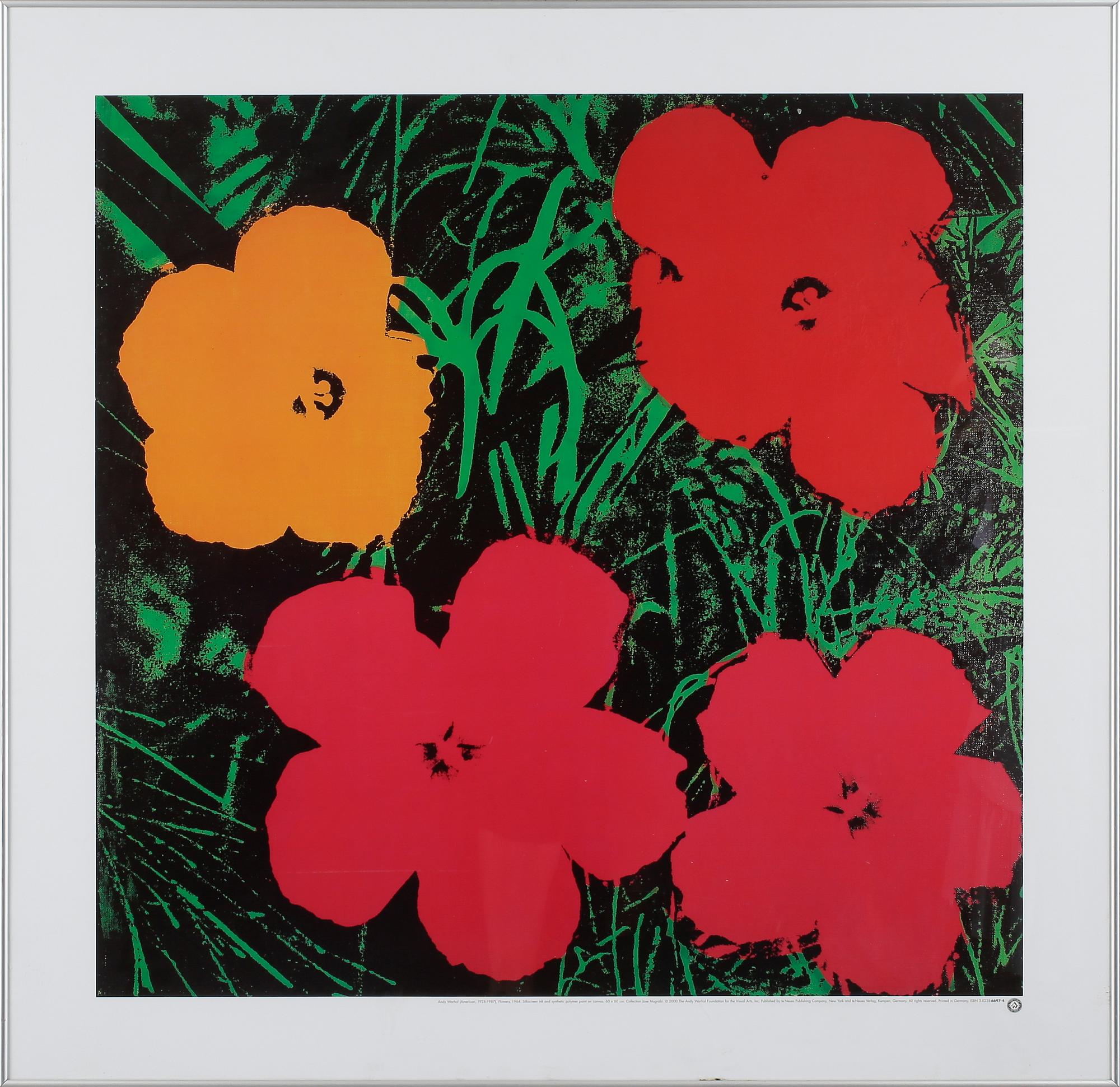 ANDY WARHOL, efter, affish.
