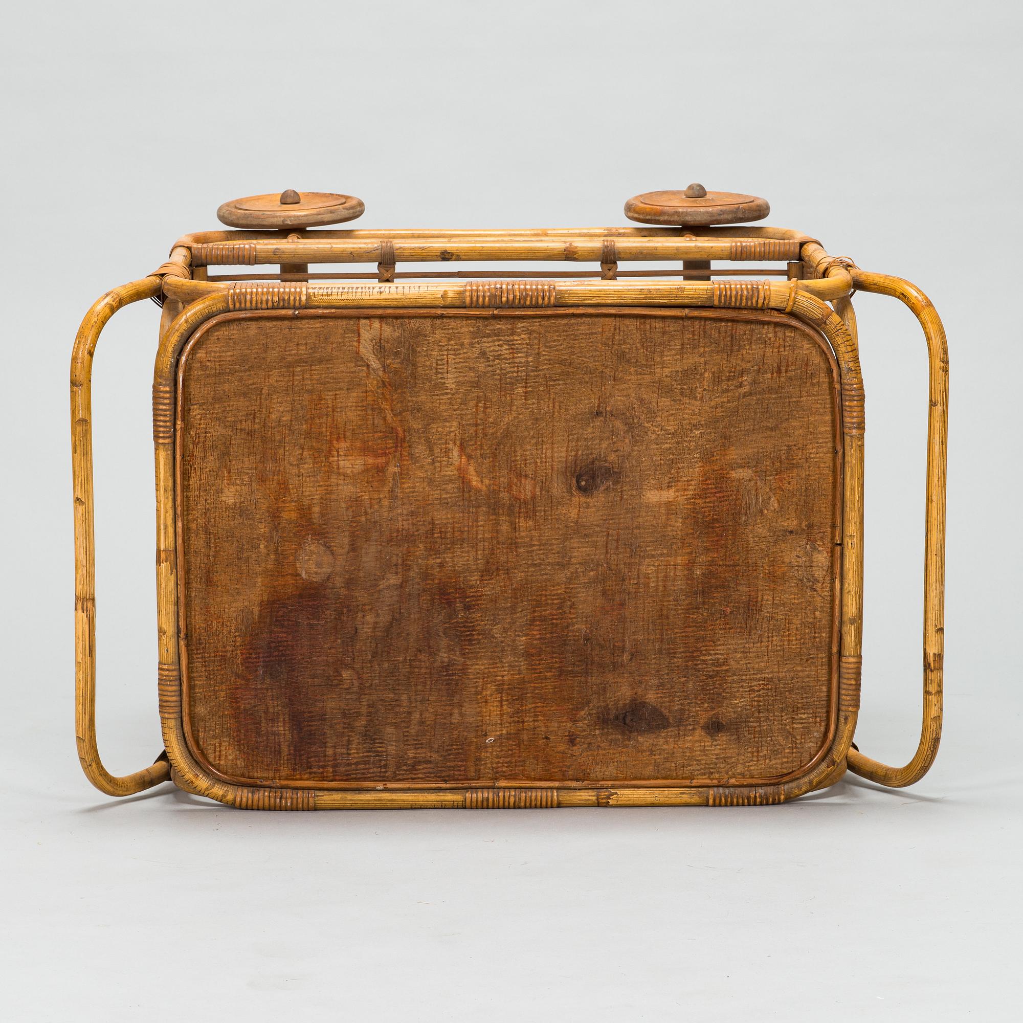 Serveringsvagn, 1900-talets mitt.