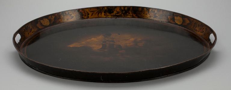 BRICKA, plåt, möjligen England 1800-talets mitt.
