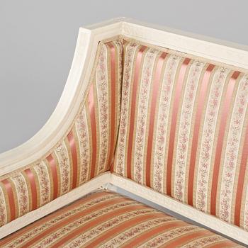 SOFFA, gustaviansk stil, 1800-tal.