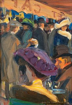 88. Akseli Gallen-Kallela, "CAFÉ IN PARIS".