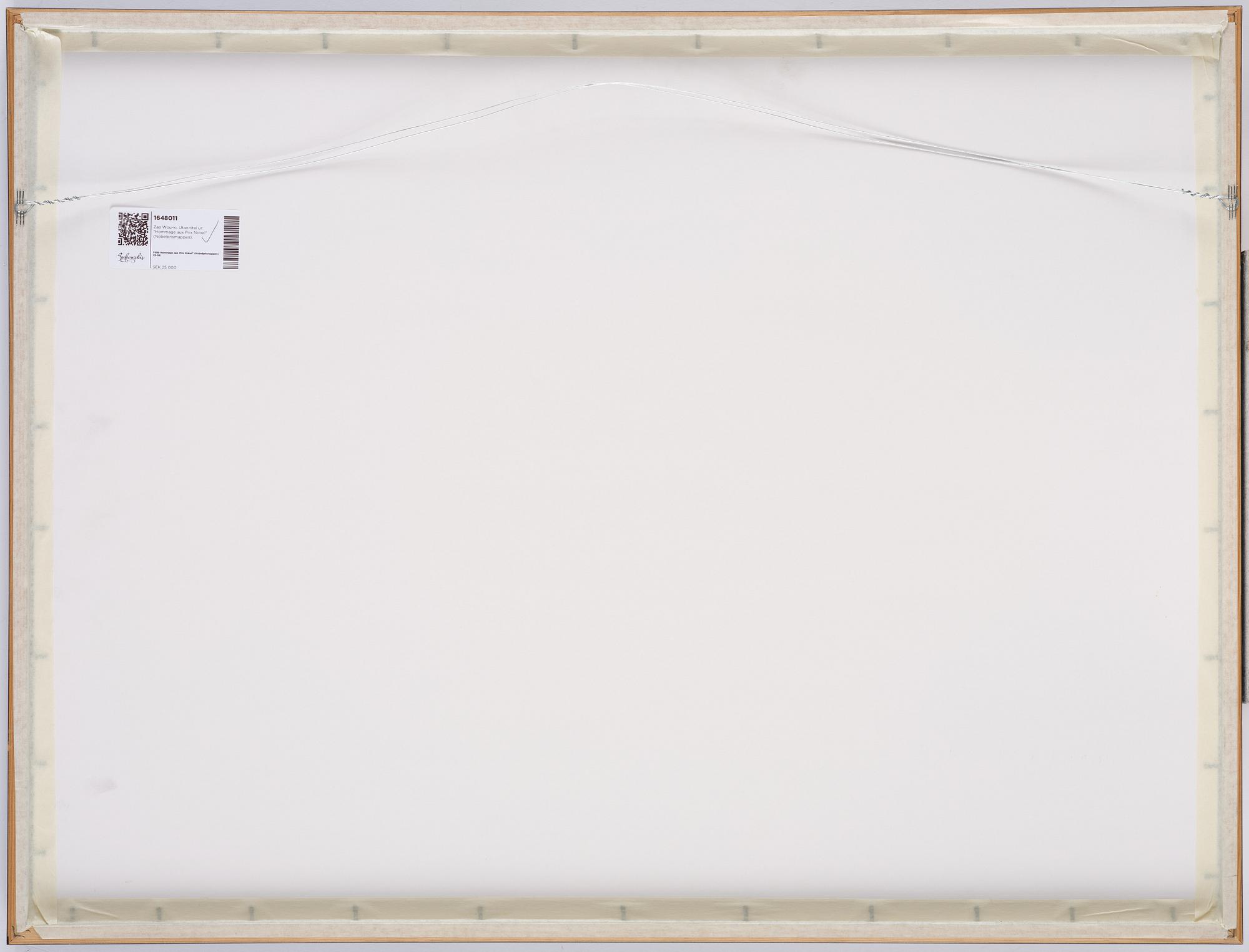 Zao Wou-ki, Untitled from: "Hommage aux Prix Nobel" (The Nobel Prize Portfolio).