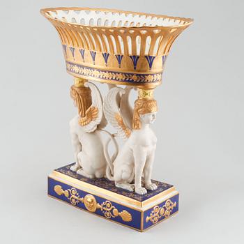 UPPSATSSKÅL, porslin, Meissen-liknande märke, omkring år 2000.