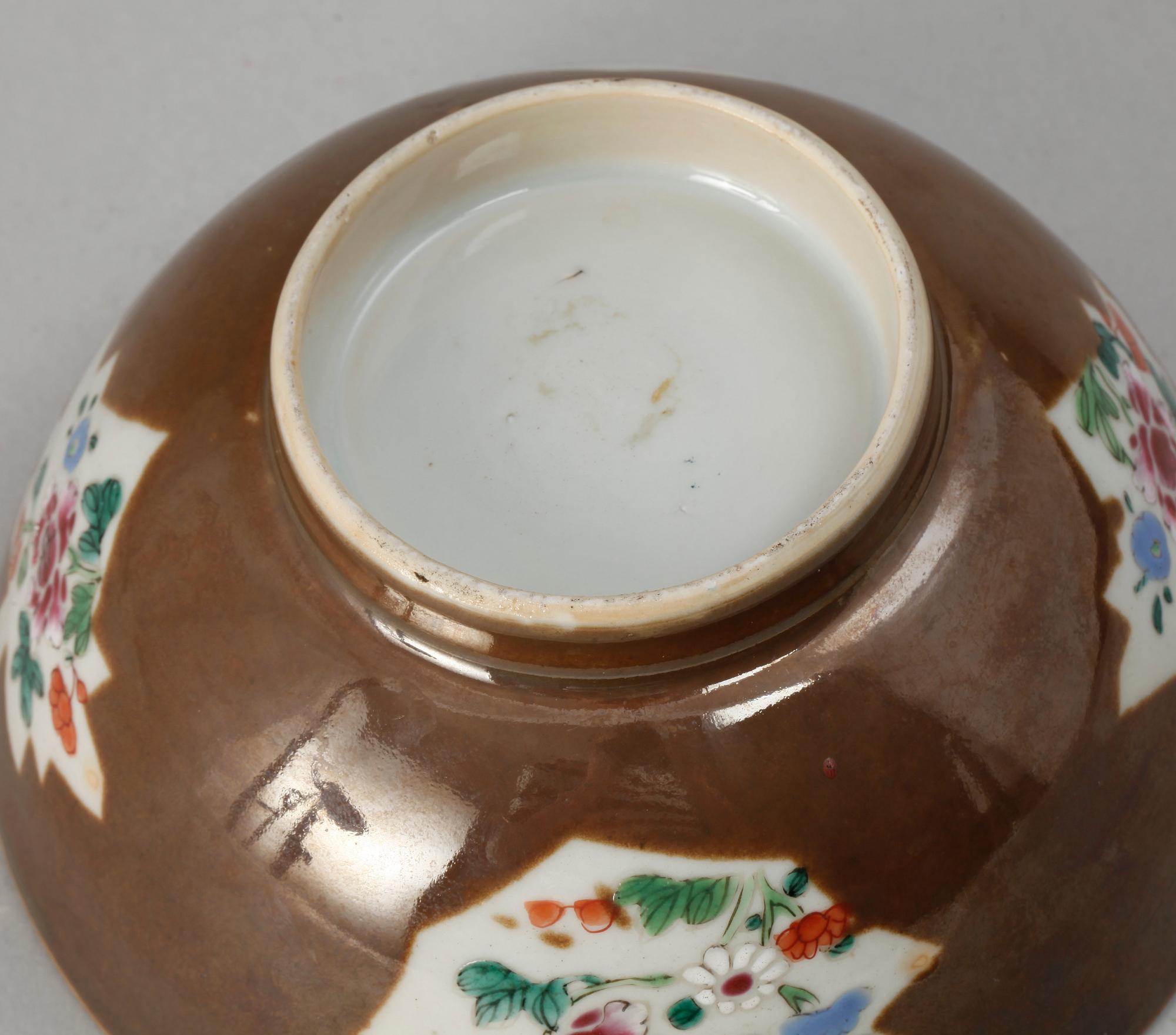 SKÅL, porslin, Qianlong, Kina 1700-tal.