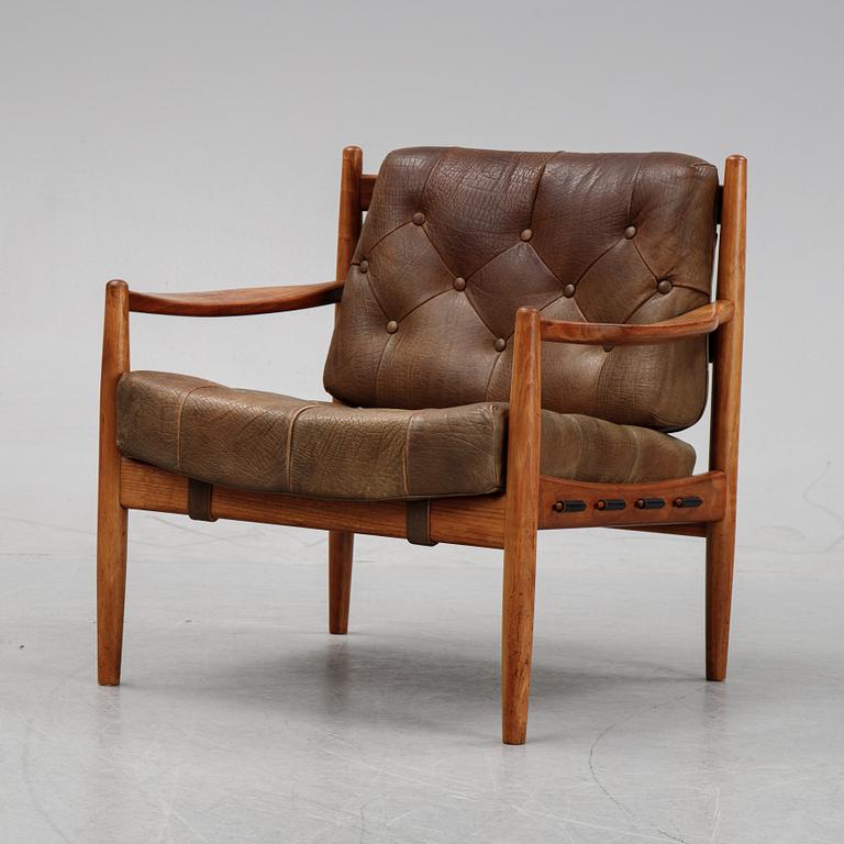 A lazy chair "Läckö" by Ingemar Thillmark for OPE-möbler, 1960s.