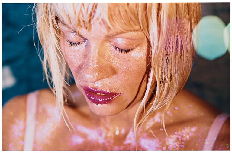 Marilyn Minter, "Two Green Flares", 2007.