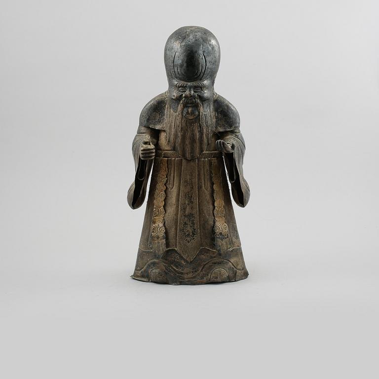 FIGURIN, silver, 1800/1900-tal. Total vikt 972 g.