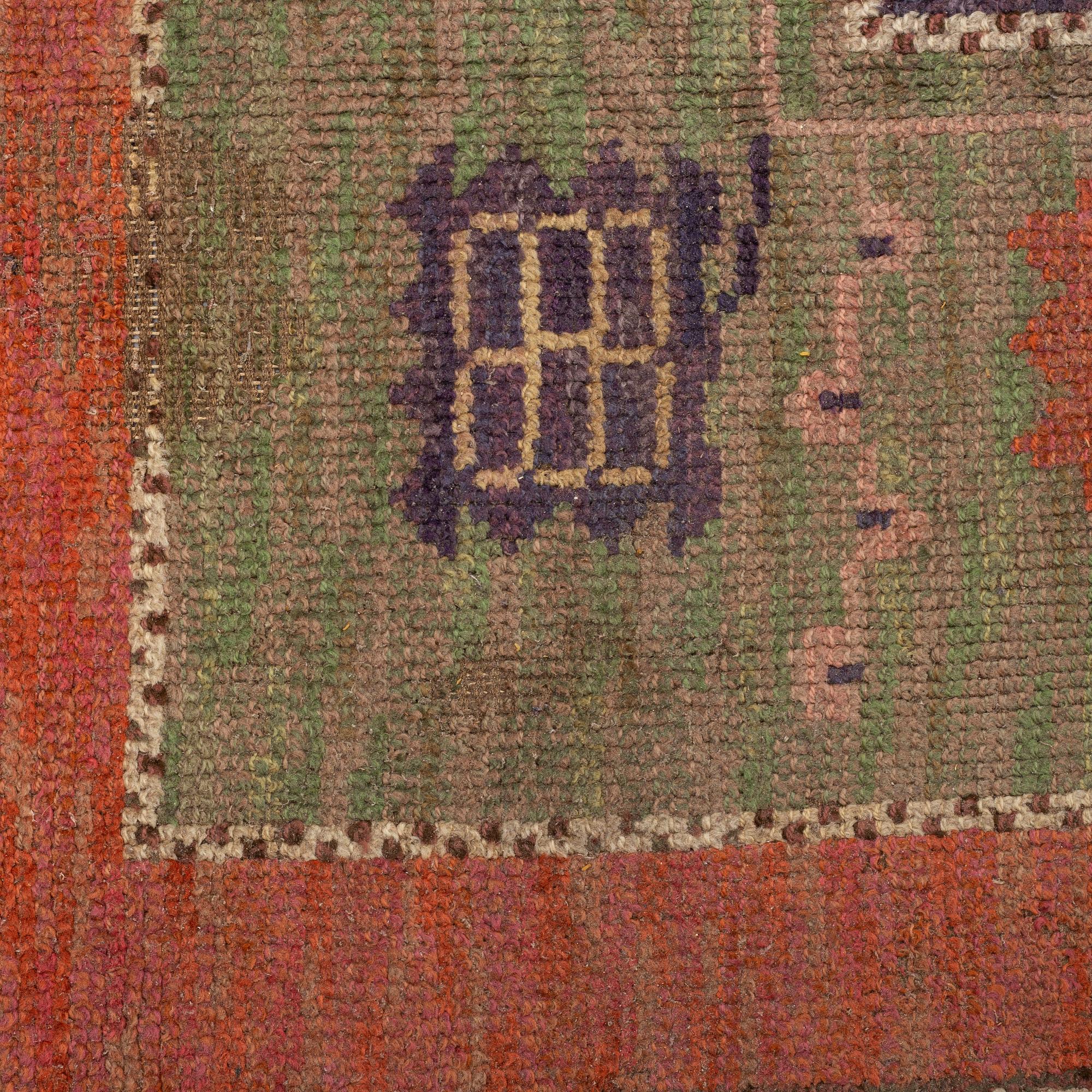 MÄRTA MÅÅS-FJETTERSTRÖM, MATTA, "Ryttmästarens matta", flossa, ca 308,5 x 230,5 cm, signerad MMF.