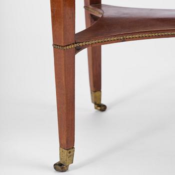 A late Gustavian mahogany table attributed to J. M. Beurling (master 1777-1803).