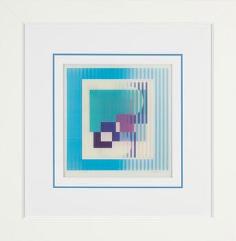 Yaacov Agam, enticular agamograph, signed in print HC 10/25.
