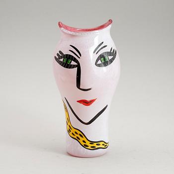 VAS, glas, "Open Minds", Ulrica Hydman-Vallien, Kosta Boda.