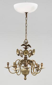 AMPEL, mässing, barock, 1700-tal. Höjd 55 cm.