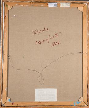 KAAPO RISSALA, olja på duk, signerad, a tergo daterad 1964.