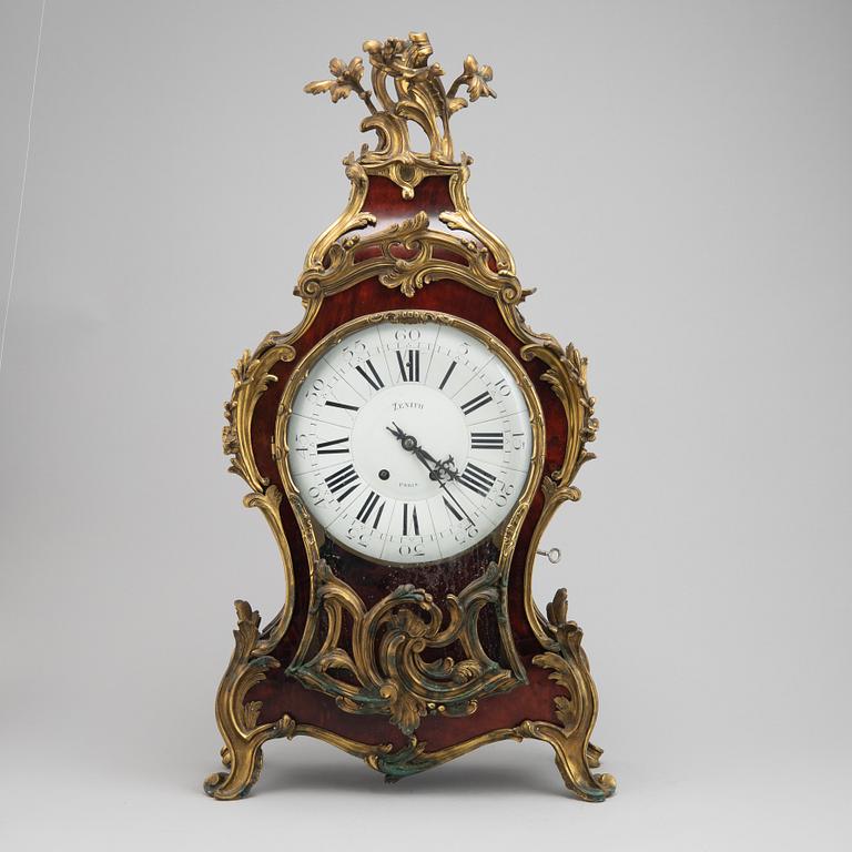 A French Louis XV-style bracket clock, second half of the 19th Century.