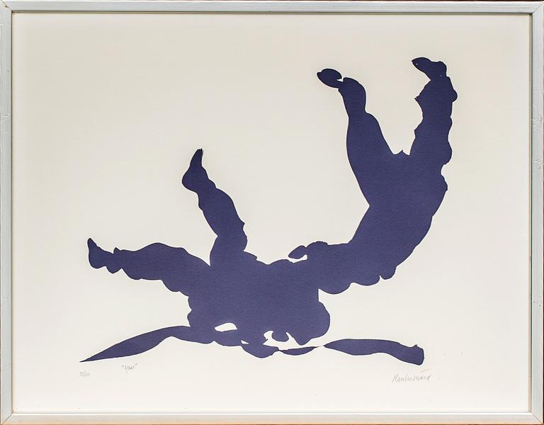 CARL FREDRIK REUTERSWÄRD, färglitografi, signerad och numrerad 35/110.