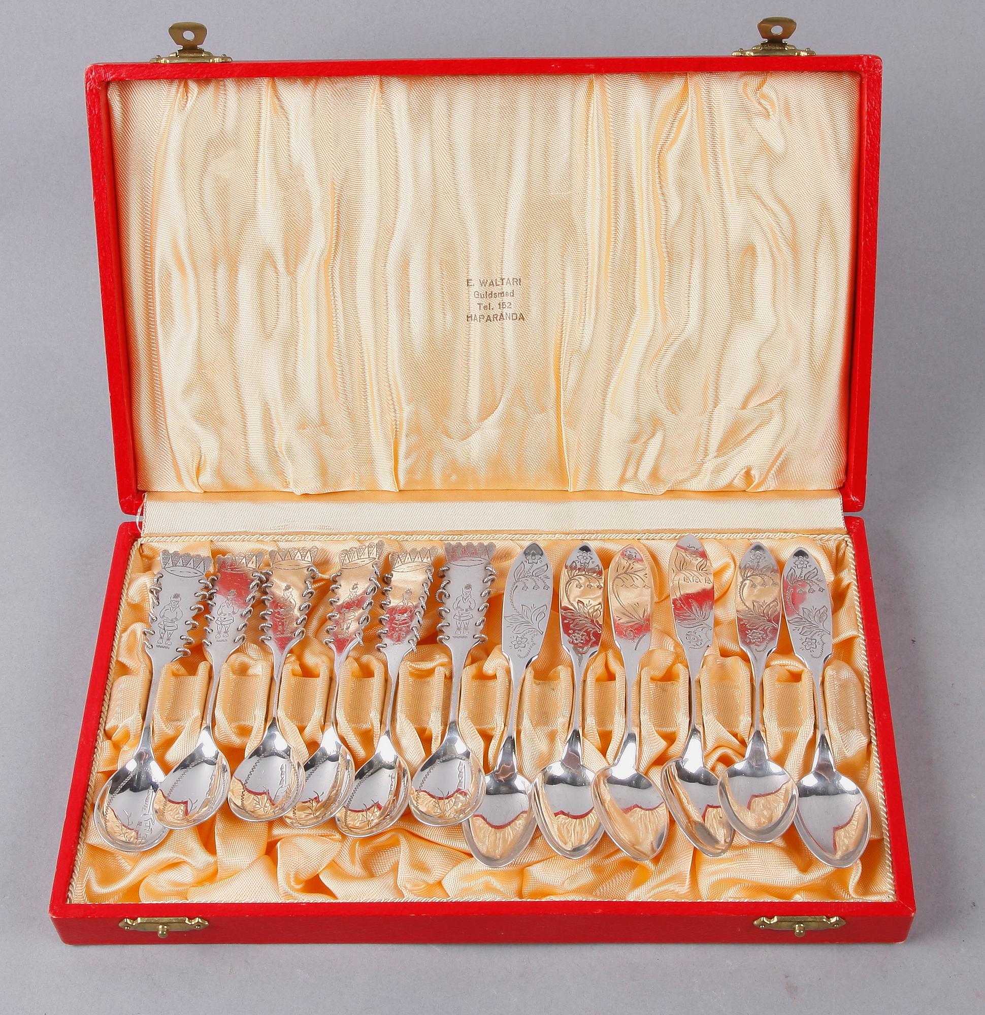 SKEDAR, 25 st, silver, bl a Alton och Ceson, 1900-talets andra hälft.