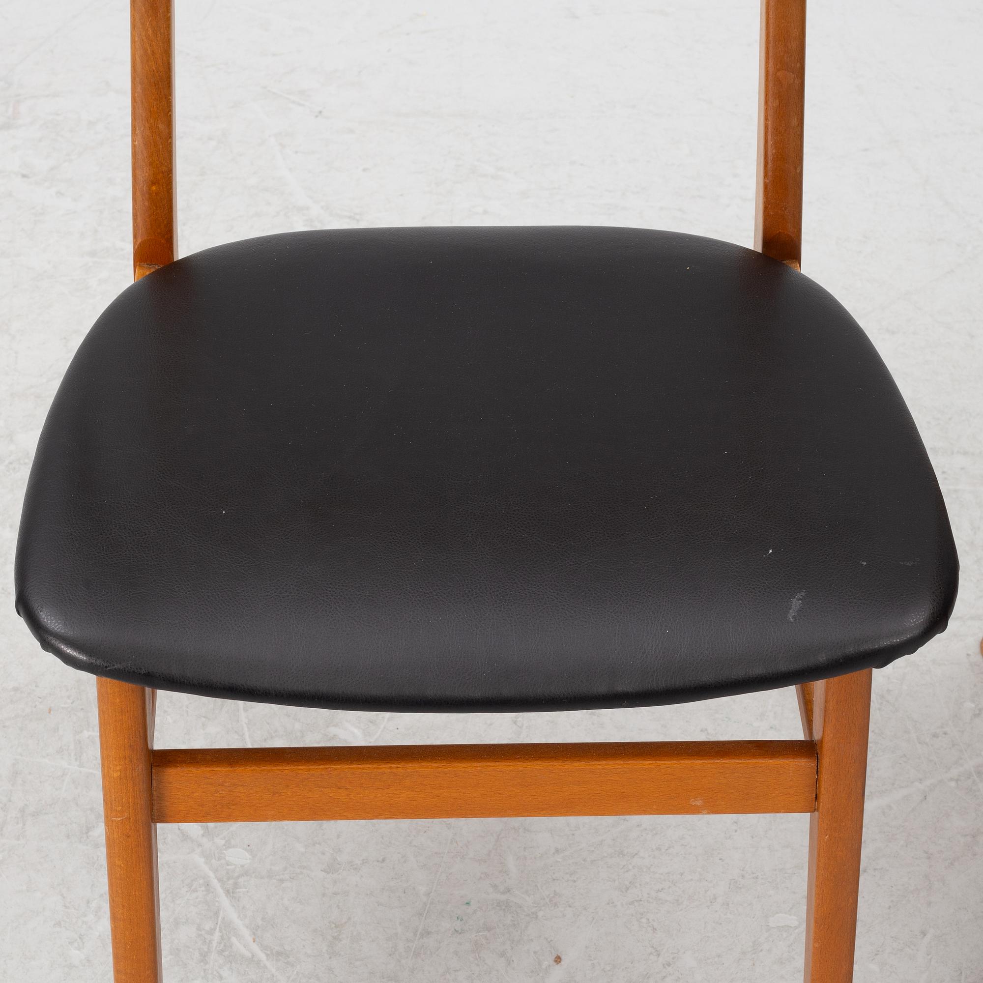 Chairs, 6 pcs, Farstrup, Denmark, 1950s/60s.